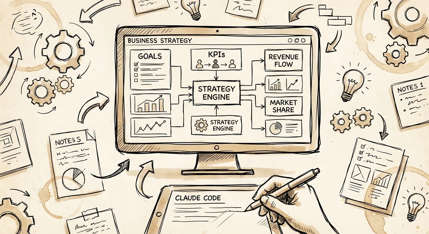 Build a full business strategy dashboard in Claude Code